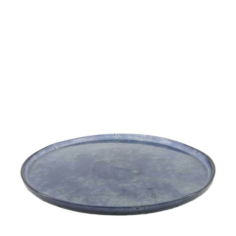 DIJK - Tablett - Recycling Glas - 25 cm - Grau