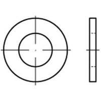 DIN 125-A/ISO 7089 Unterlegscheibe Kupfer 10,5mm ohne Fase Form A 100 Stk DIN 125-A/ISO 7089 Unterlegscheibe Kupfer 10,5mm ohne Fase Form A 100 Stk