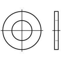 DIN 126/ISO 7091 Unterlegscheibe Stahl 62mm ohne Fase 25 Stk DIN 126/ISO 7091 Unterlegscheibe Stahl 62mm ohne Fase 25 Stk
