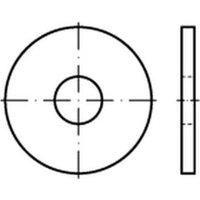 DIN 440-R/ISO 7094 Unterlegscheibe Stahl Form R 36mm 25 Stk DIN 440-R/ISO 7094 Unterlegscheibe Stahl Form R 36mm 25 Stk