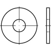 DIN 9021/ISO 7093 Unterlegscheibe Messing blank 15x44x3 mm 50 Stk DIN 9021/ISO 7093 Unterlegscheibe Messing blank 15x44x3 mm 50 Stk