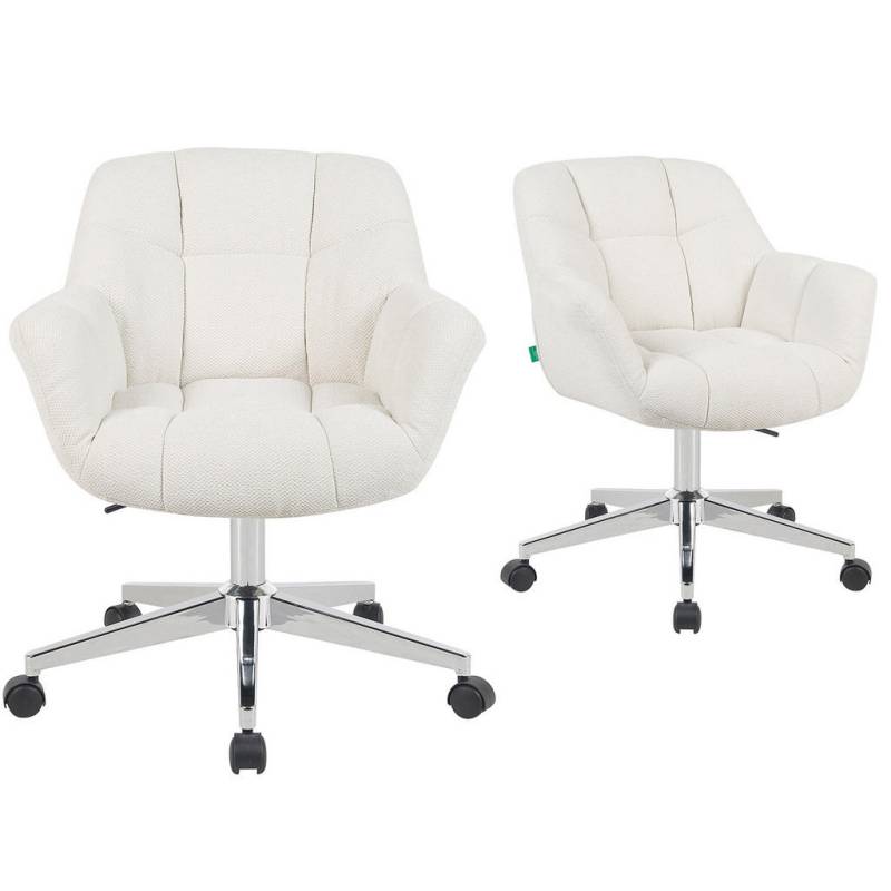 DUBI Möbel BÜROSTUHL Creme DUBI Möbel BÜROSTUHL Creme