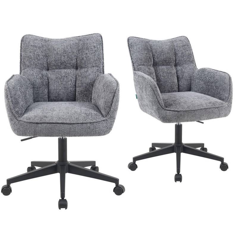 DUBI Möbel BÜROSTUHL Grau DUBI Möbel BÜROSTUHL Grau