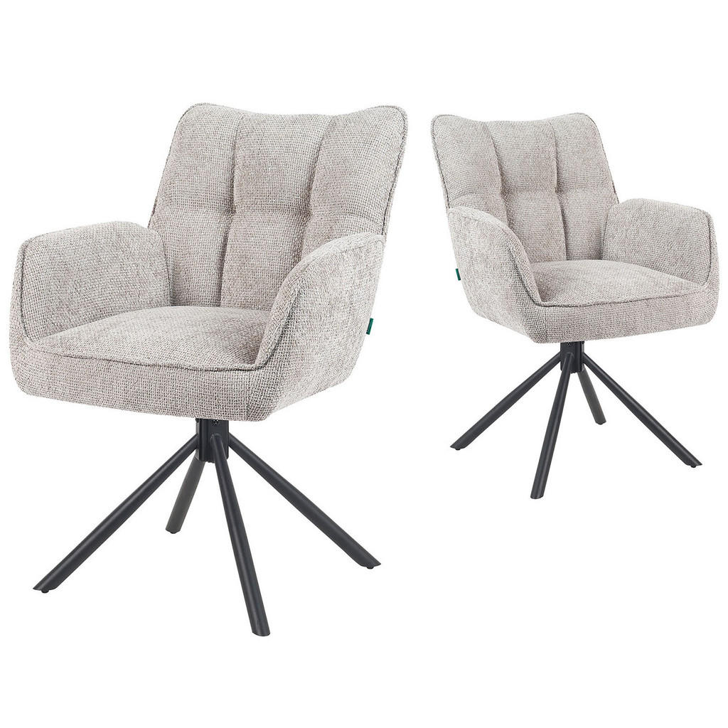 DUBI Möbel DREHSTUHL Hellgrau DUBI Möbel DREHSTUHL Hellgrau