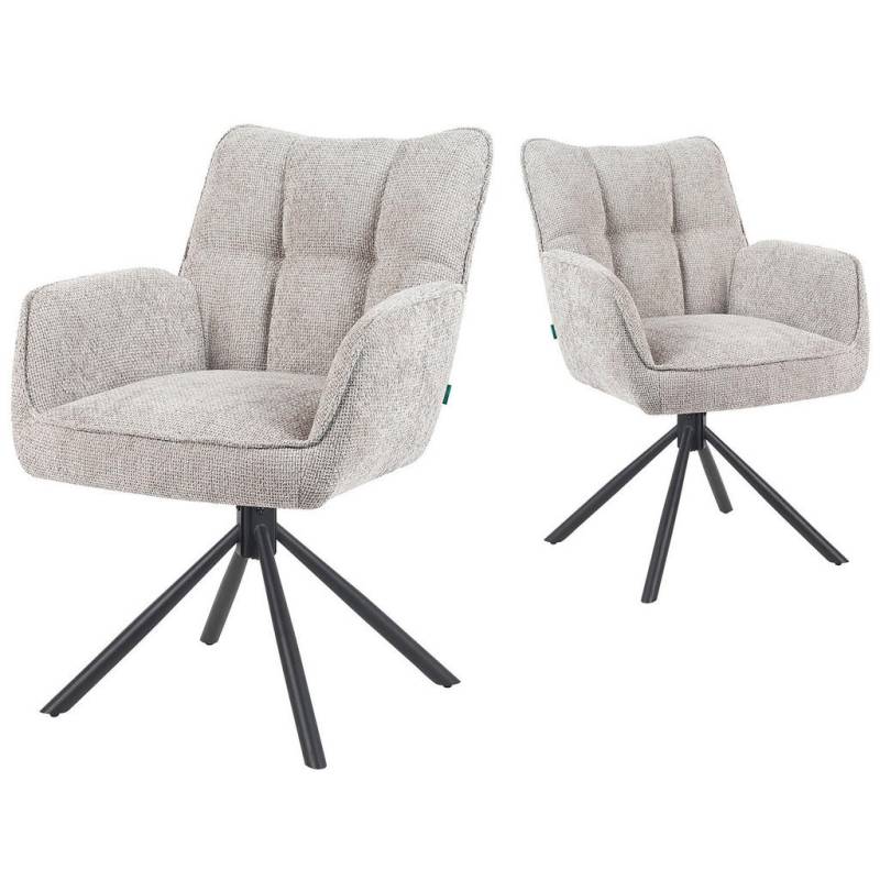 DUBI Möbel DREHSTUHL Hellgrau DUBI Möbel DREHSTUHL Hellgrau