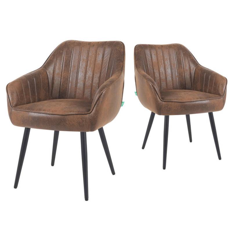 DUBI Möbel ESSZIMMERSTUHL Braun