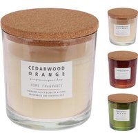 DUFTKERZE im Glas mit Deckel Home Fragrance 1 Stück 3 Sorten unsortiert