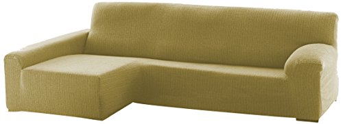 Dam Sofa Überwurf Chaise Longue 240 cm. links Frontalsicht - Fb. 01-beige von Eysa