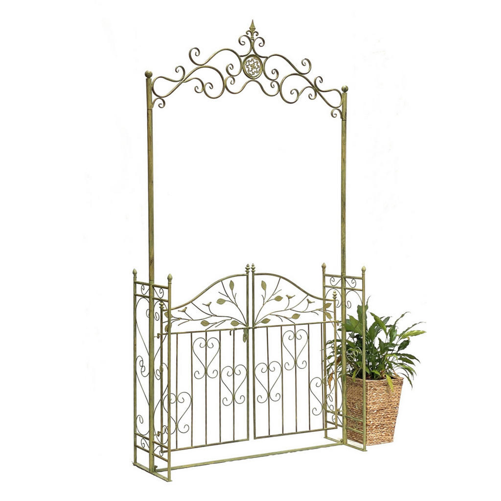 DanDiBo Rosenbogen, Grün, Metall, 130x250x40 cm, Gartenzubehör, Gartendeko DanDiBo Rosenbogen, Grün, Metall, 130x250x40 cm, Gartenzubehör, Gartendeko von DanDiBo