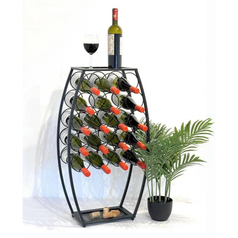 DanDiBo WEINREGAL Schwarz