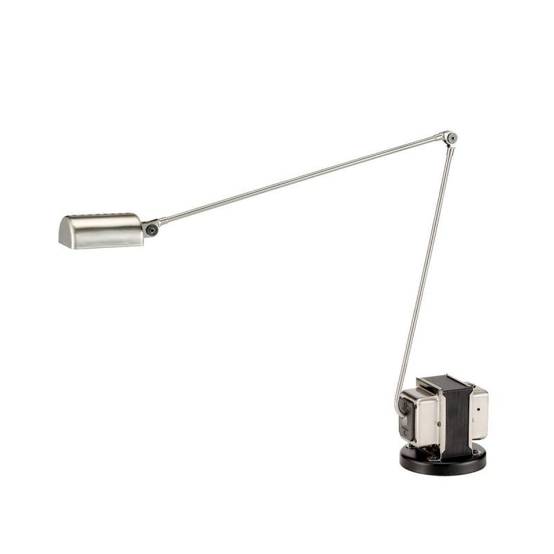 Daphine LED Tischleuchte, H: 45 cm, Nickel gebürstet, Warmweiß 3000K