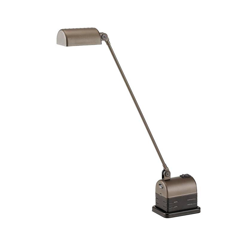 Daphinette Portatile Mobile Akku Tischleuchte, H: 33 cm, Bronze metallic, Extra-Warmweiß 2700K