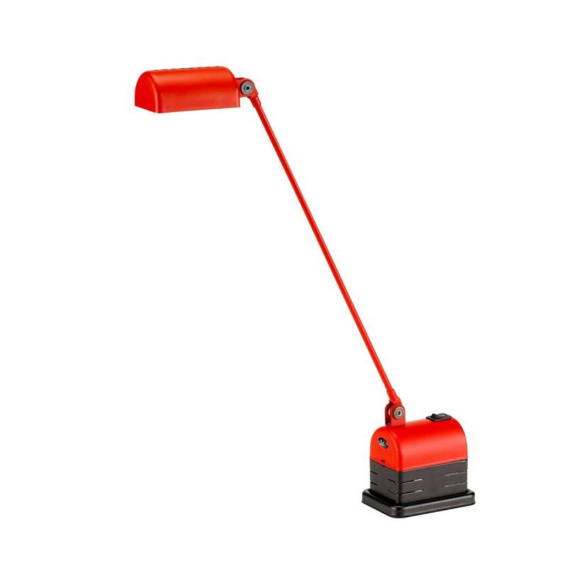 Daphinette Portatile Mobile Akku Tischleuchte, H: 33 cm, Rot matt, Warmweiß 3000K