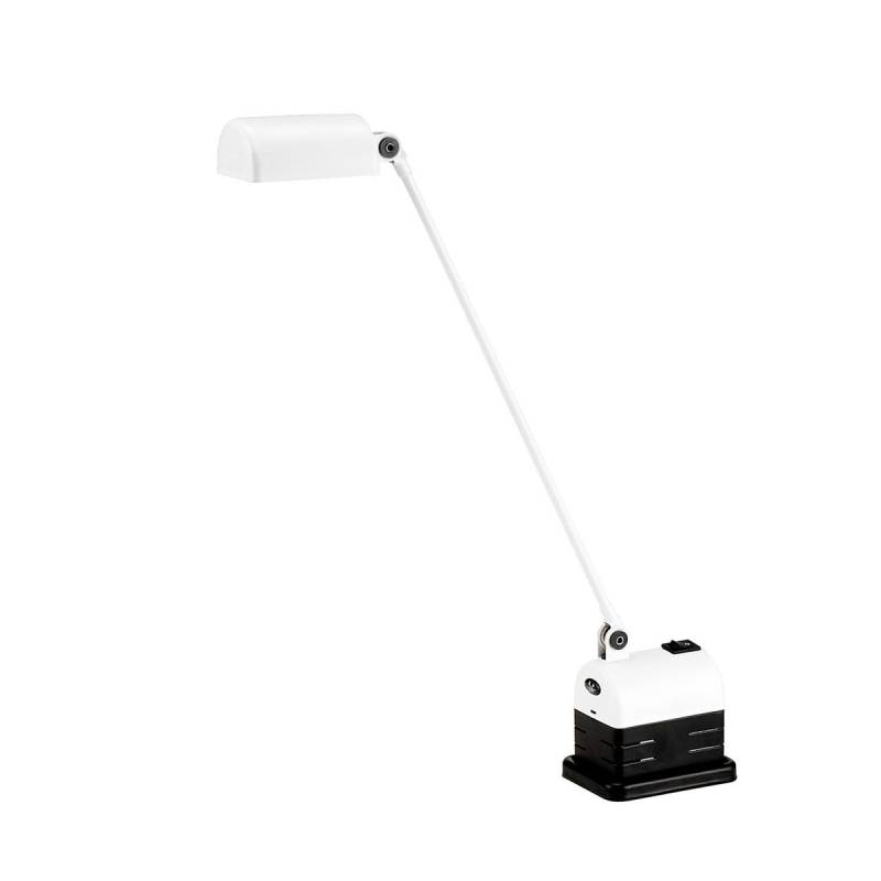 Daphinette Portatile Mobile Akku Tischleuchte, H: 33 cm, Weiß matt, Extra-Warmweiß 2700K