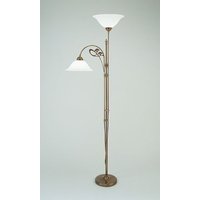 Deckenfluter Glas Berliner Messing E27 200 cm blendarm Deckenfluter Glas Berliner Messing E27 200 cm blendarm von Berliner Messingleuchten