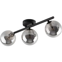 Deckenlampe 3-flammig 47 cm lang Schwarz Grau G9 Rauchglas Deckenlampe 3-flammig 47 cm lang Schwarz Grau G9 Rauchglas von TK Lighting