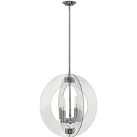 Deckenlampe Chrom Klar Metall Glas Modern BATILA Deckenlampe Chrom Klar Metall Glas Modern BATILA von ELSTEAD