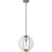 Deckenlampe E27 Ø33cm Chrom Glas Metall Modern Deckenlampe E27 Ø33cm Chrom Glas Metall Modern von ELSTEAD