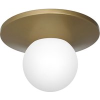 Deckenlampe Glas Metall in Gold Ø29 cm E14 blendarm Deckenlampe Glas Metall in Gold Ø29 cm E14 blendarm von Luminex