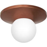 Deckenlampe Glas Metall in Kupfer Ø29 cm E14 blendarm von Luminex