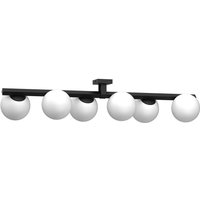 Deckenlampe Glas satiniert Metall Schwarz L:106 cm E27 Deckenlampe Glas satiniert Metall Schwarz L:106 cm E27 von Luminex