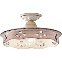 Deckenlampe Handarbeit Keramik rund D: 33 cm E27 Landhaus Deckenlampe Handarbeit Keramik rund D: 33 cm E27 Landhaus von Ferroluce