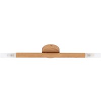 Deckenlampe Holz Glas 2-flammig G9 länglich 51 cm H: 5,5 cm Deckenlampe Holz Glas 2-flammig G9 länglich 51 cm H: 5,5 cm von TK Lighting