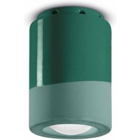 Deckenlampe Keramik D: 8,5 cm Aufputz Grün E14 Handarbeit Deckenlampe Keramik D: 8,5 cm Aufputz Grün E14 Handarbeit von Ferroluce
