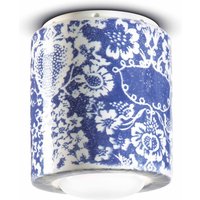 Deckenlampe Keramik E27 D: 12,5 cm Aufputz Blau Muster Deckenlampe Keramik E27 D: 12,5 cm Aufputz Blau Muster von Ferroluce