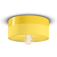 Deckenlampe Keramik E27 D: 25 cm Gelb rund Retro ENRICO Deckenlampe Keramik E27 D: 25 cm Gelb rund Retro ENRICO von Ferroluce