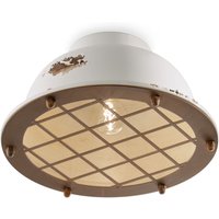 Deckenlampe Keramik E27 D: 35 cm rund Vintage Design von Ferroluce
