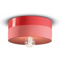 Deckenlampe Keramik E27 rund Ø 25 cm Koralle ENRICO von Ferroluce