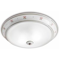 Deckenlampe Keramik Glas E27 rund D: 44 cm 2-flammig Deckenlampe Keramik Glas E27 rund D: 44 cm 2-flammig von Ferroluce