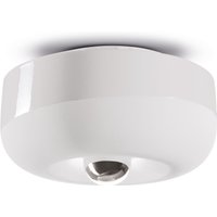 Deckenlampe Keramik rund Ø 27 cm Weiß E27 Retro Design Deckenlampe Keramik rund Ø 27 cm Weiß E27 Retro Design von Ferroluce