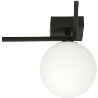 Deckenlampe Kugelschirm L: 23 cm Schwarz Weiß E14 Glas Metall Deckenlampe Kugelschirm L: 23 cm Schwarz Weiß E14 Glas Metall von Emibig