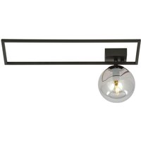 Deckenlampe Kugelschirm L: 50 cm Schwarz Grau E14 Glas Metall Deckenlampe Kugelschirm L: 50 cm Schwarz Grau E14 Glas Metall von Emibig