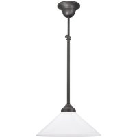 Deckenlampe Messing Glas E27 D: 29 cm höhenverstellbar von Ghidini Giovanni Battista