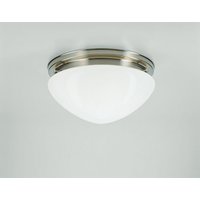 Deckenlampe Messing Glas Ø30 cm E27 in Nickel Deckenlampe Messing Glas Ø30 cm E27 in Nickel von Berliner Messingleuchten