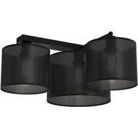 Deckenlampe Metall E27 Schwarz 3-flammig L:43 cm LITITA Deckenlampe Metall E27 Schwarz 3-flammig L:43 cm LITITA von Luminex