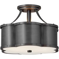 Deckenlampe Metall E27 in Schwarz-Messing XENIA Deckenlampe Metall E27 in Schwarz-Messing XENIA von ELSTEAD
