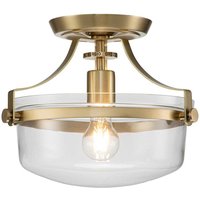 Deckenlampe Metall Glas E27 Ø 33 cm rund ALONSO Deckenlampe Metall Glas E27 Ø 33 cm rund ALONSO von ELSTEAD