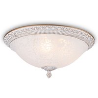 Deckenlampe Metall Glas E27 rund D: 35 cm 3-flammig von Maytoni