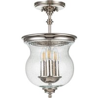 Deckenlampe Metall Glas Ø 25,4 cm H: max. 1,4 m verstellbar von ELSTEAD