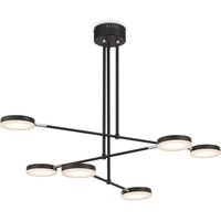 Deckenlampe Metall LED verstellbar Schwarz 2500 lm von Maytoni