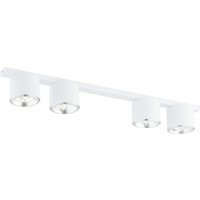Deckenlampe Metall Weiß 90 cm lang 4-flammig GU10 AR111 Deckenlampe Metall Weiß 90 cm lang 4-flammig GU10 AR111 von Emibig