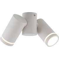 Deckenlampe Metall Weiß verstellbar L: 17 cm GU10 2-flammig Deckenlampe Metall Weiß verstellbar L: 17 cm GU10 2-flammig von TK Lighting