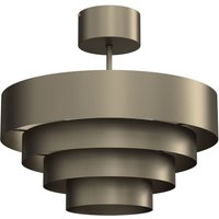 Deckenlampe Metall in Titanium Gold Ø39 cm E27 indirekt von Luminex