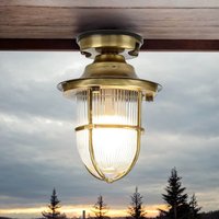 Deckenlampe Outdoor Echt-Messing Glas IP54 Maritim Deckenlampe Outdoor Echt-Messing Glas IP54 Maritim von Lido