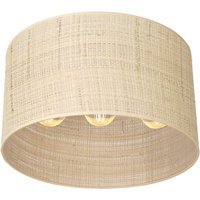 Deckenlampe Rattan Metall Ø40 cm E27 Loft Schwarz Natur Deckenlampe Rattan Metall Ø40 cm E27 Loft Schwarz Natur von Luminex
