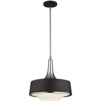 Deckenlampe Schwarz Metall Glas verstellbar Retro Deckenlampe Schwarz Metall Glas verstellbar Retro von ELSTEAD
